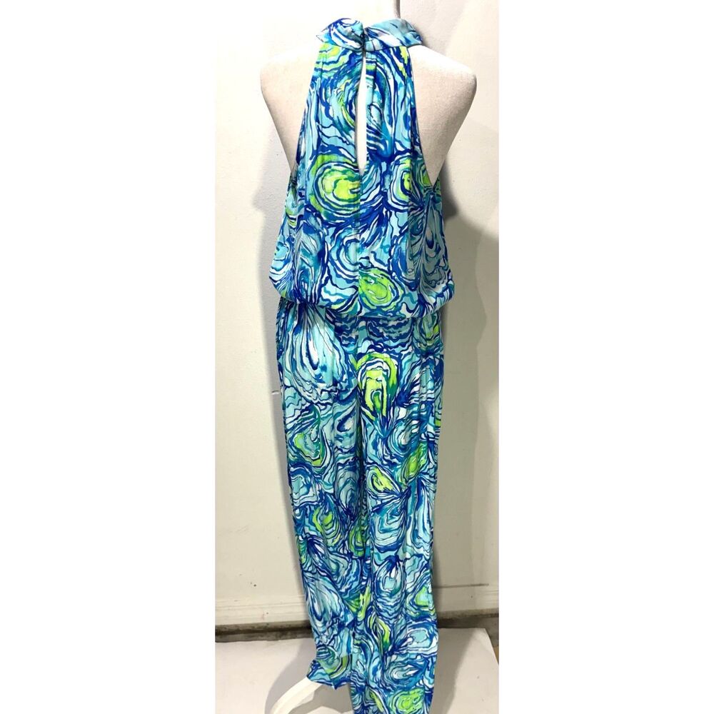 Lilly Pulitzer jumpsuit colorful tropical summer beach vacation resort women M